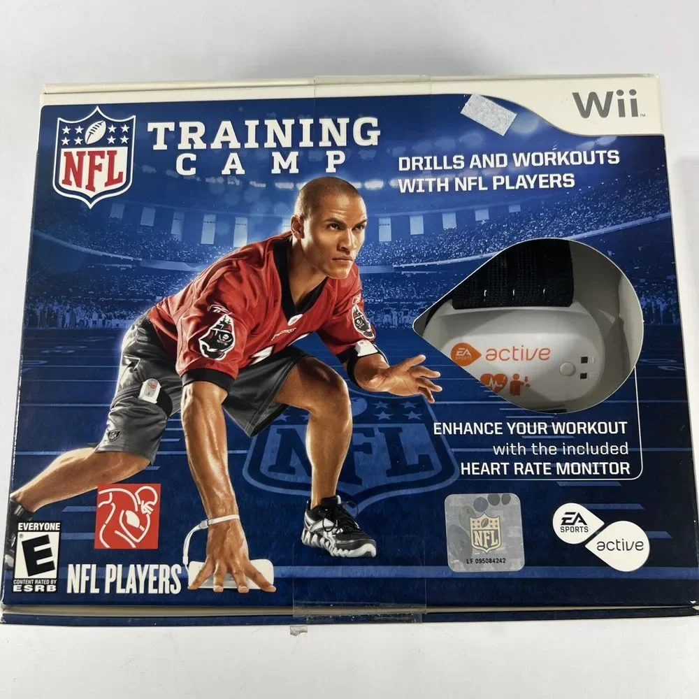 Nintendo Wii NFL Training Camp Drills And Workouts With‎ NFL Players 2010 NEW